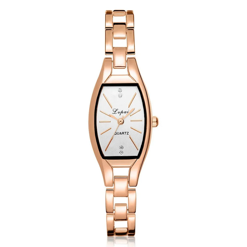 Lvpai Reloj Minimalista para Mujer - Esfera Pequeña, Diseño Elegante, Cristales Decorativos, Tendencia 2023